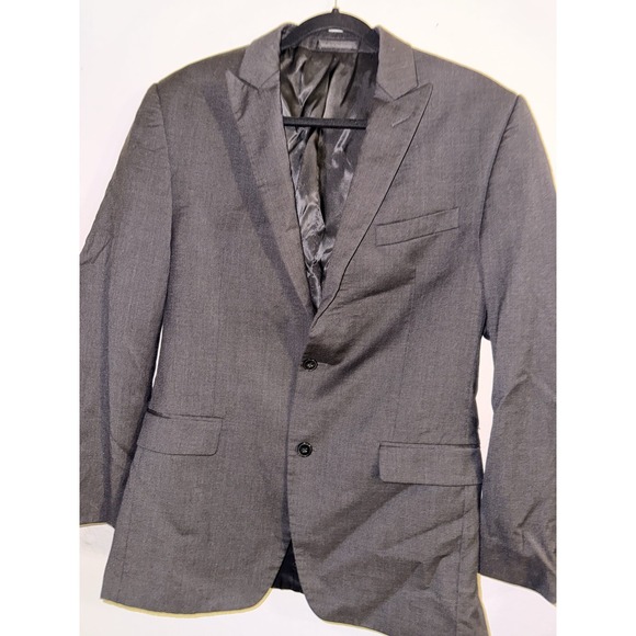 Calvin Klein Other - Calvin Klein Men's Charcoal Gray Slim Fit 100% Wool Blazer Suit Jacket  38R